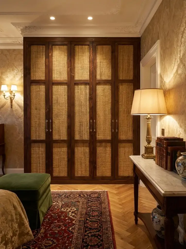 Carpintería de madera, las rosas, Madrid. Japandi natural y Ratán